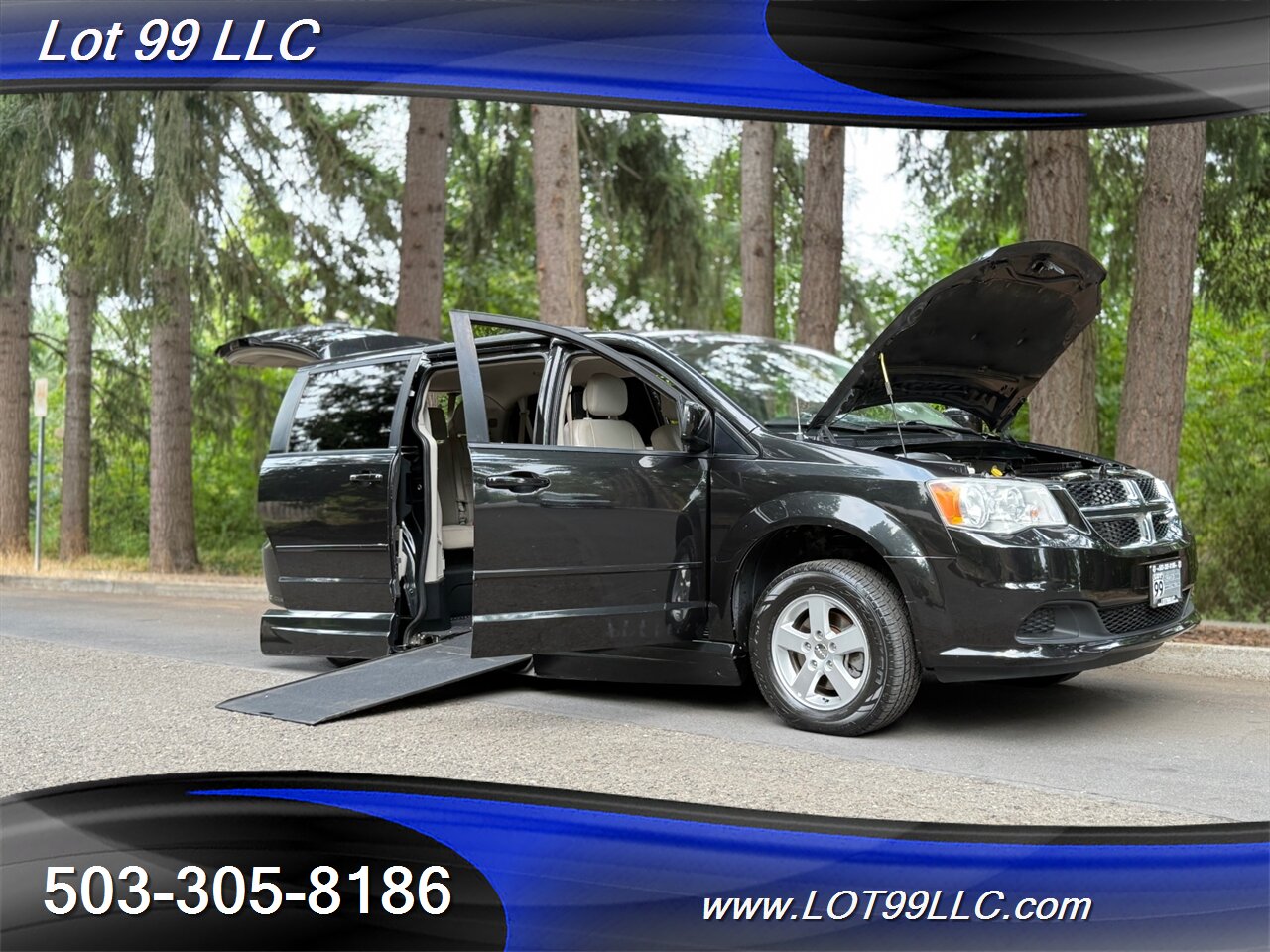 2012 Dodge Grand Caravan 51k Miles Wheelchair Van Side Ramp New Tires - Photo 58 - Milwaukie, OR 97267