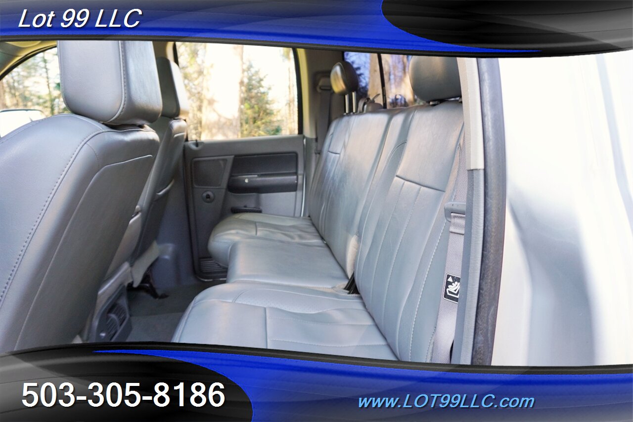 2008 Dodge Ram 2500 Laramie 4X4 6.7L Cummins Diesel heated Leather 20  Wheels 35 OFF TIRES Exhaust Air Intake Short Bed - Photo 16 - Milwaukie, OR 97267