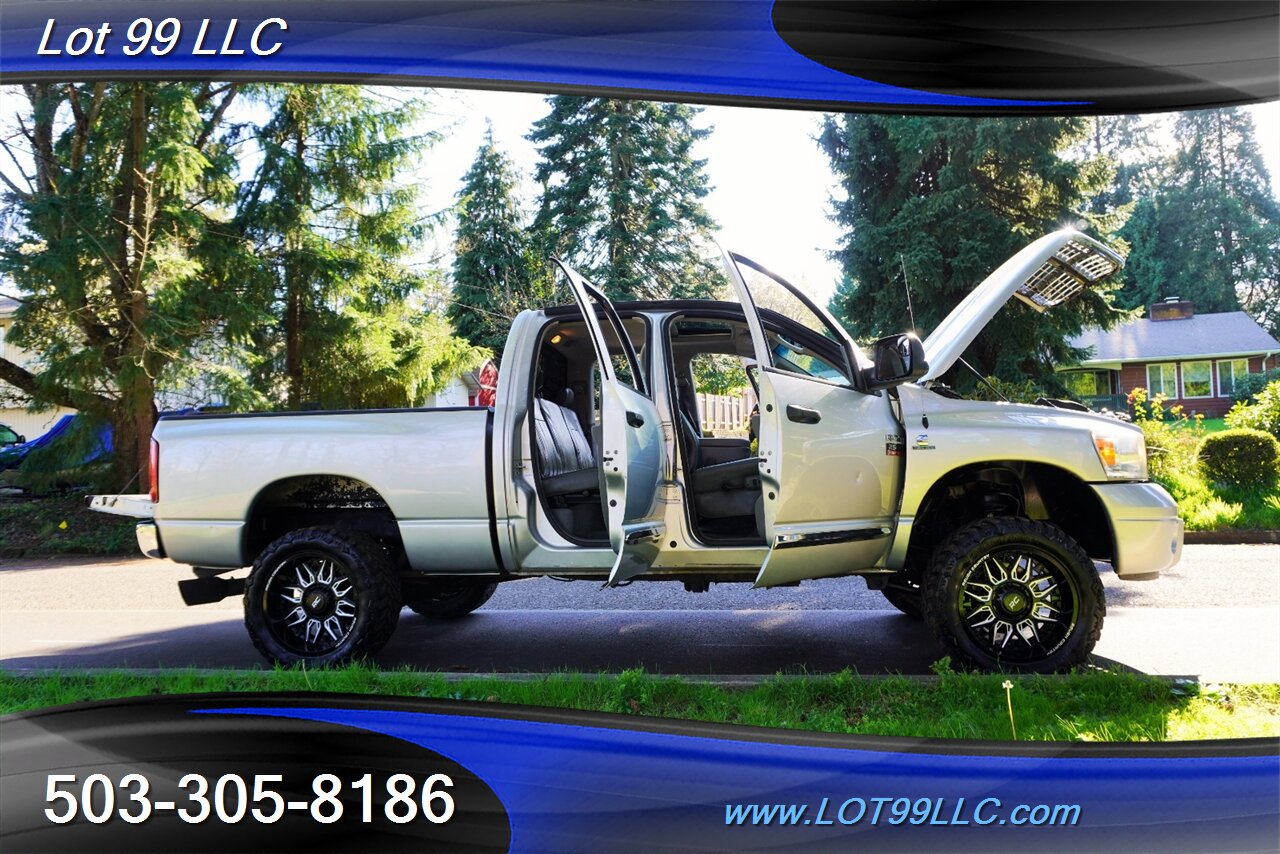 2008 Dodge Ram 2500 Laramie 4X4 6.7L Cummins Diesel heated Leather 20  Wheels 35 OFF TIRES Exhaust Air Intake Short Bed - Photo 34 - Milwaukie, OR 97267