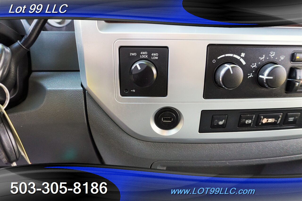 2008 Dodge Ram 2500 Laramie 4X4 6.7L Cummins Diesel heated Leather 20  Wheels 35 OFF TIRES Exhaust Air Intake Short Bed - Photo 28 - Milwaukie, OR 97267