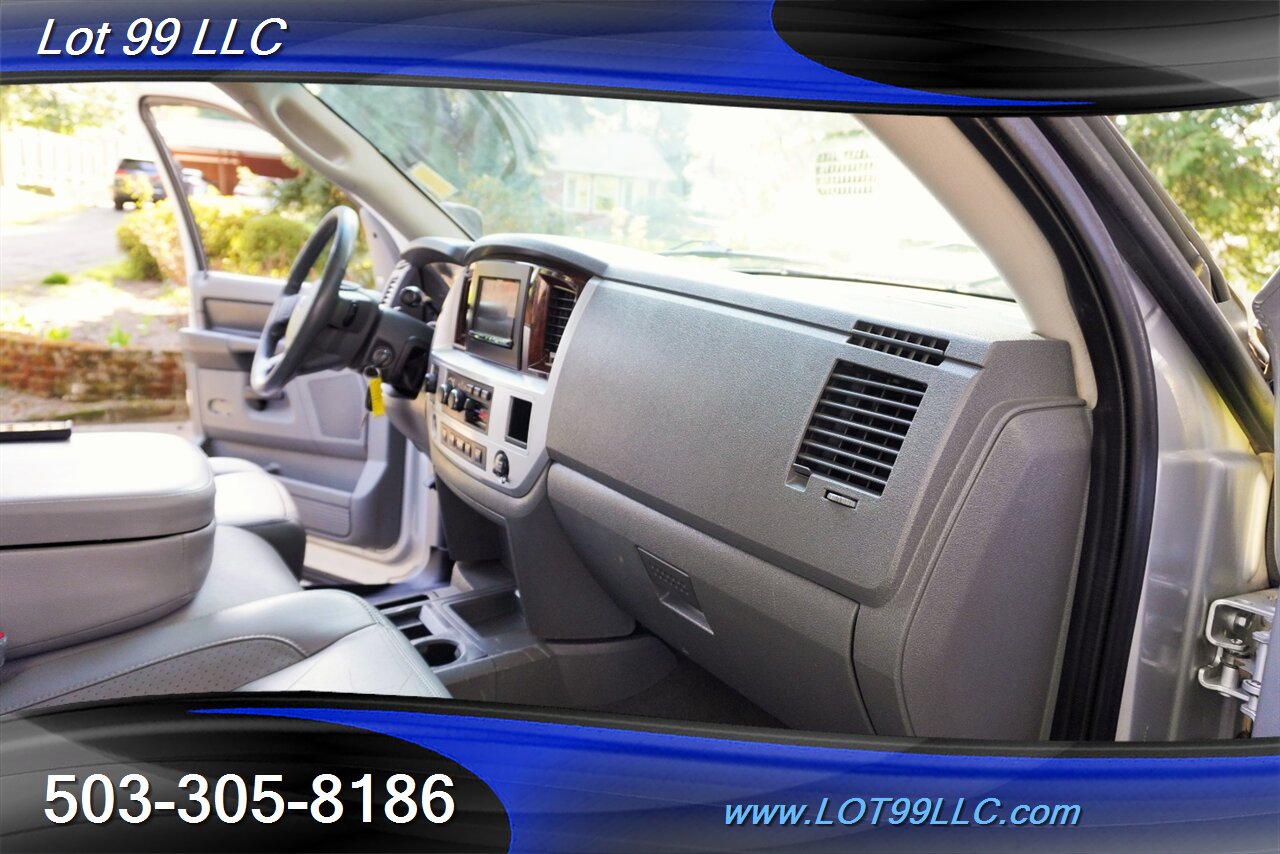 2008 Dodge Ram 2500 Laramie 4X4 6.7L Cummins Diesel heated Leather 20  Wheels 35 OFF TIRES Exhaust Air Intake Short Bed - Photo 20 - Milwaukie, OR 97267