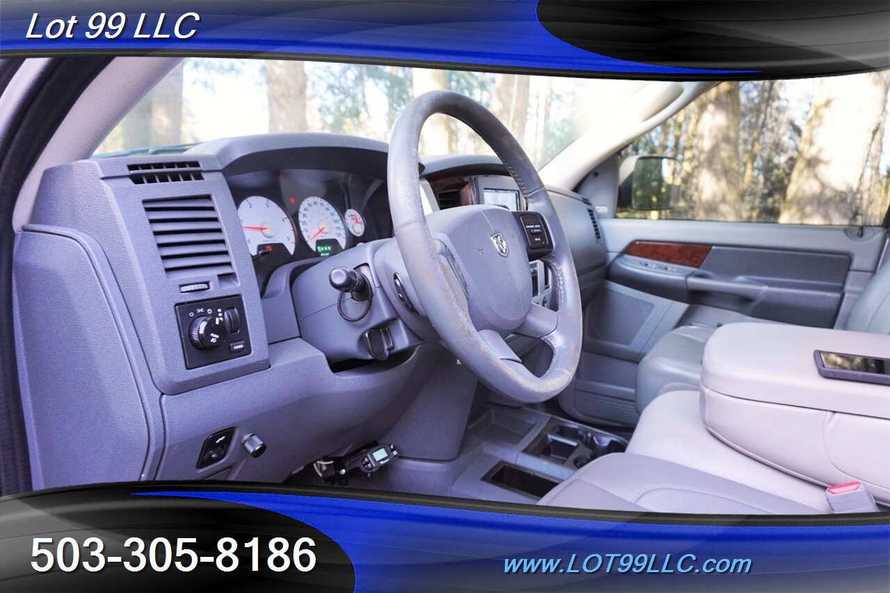 2008 Dodge Ram 2500 Laramie 4X4 6.7L Cummins Diesel heated Leather 20  Wheels 35 OFF TIRES Exhaust Air Intake Short Bed - Photo 13 - Milwaukie, OR 97267