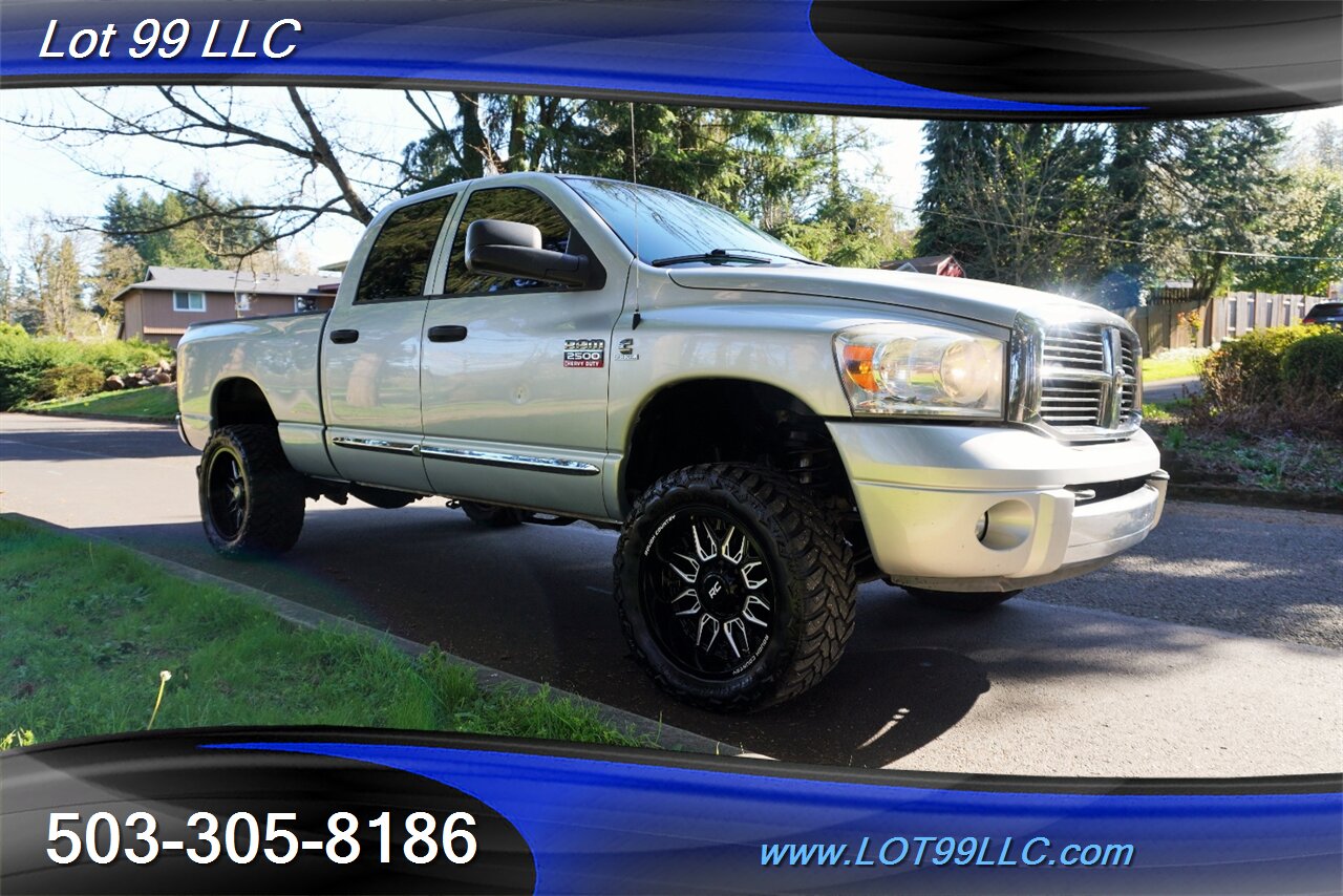 2008 Dodge Ram 2500 Laramie 4X4 6.7L Cummins Diesel heated Leather 20  Wheels 35 OFF TIRES Exhaust Air Intake Short Bed - Photo 7 - Milwaukie, OR 97267