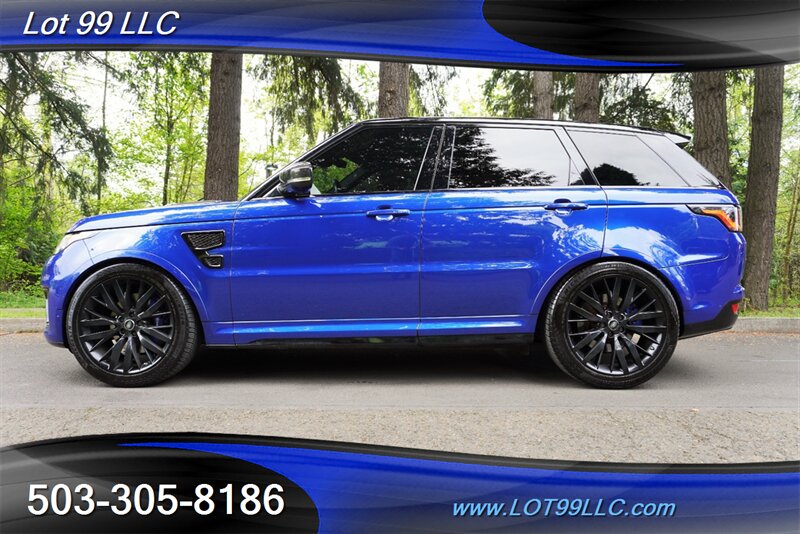 2017 Land Rover Range Rover Sport SVR 4X4 V8 5.0L SUPERCHARGED 550HP Heated Leather  Pano Roof Black 20 Wheels Like New Tires TOW TONE LEATHER SEATS