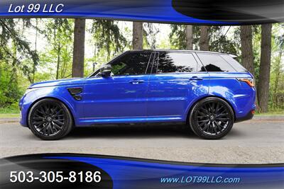2017 Land Rover Range Rover Sport SVR 4X4 V8 5.0L SUPERCHARGED 550HP Heated Leather  Pano Roof Black 20 Wheels Like New Tires TOW TONE LEATHER SEATS SUV