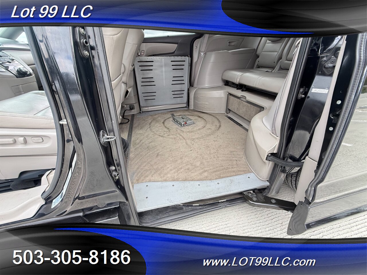 2011 Honda Odyssey Touring WHEELCHAIR VAN 101k Kneeling Power Ramp  B&D TURN TRANSFER SEAT Leather NEW TIRES DVD Moon Roof - Photo 48 - Milwaukie, OR 97267