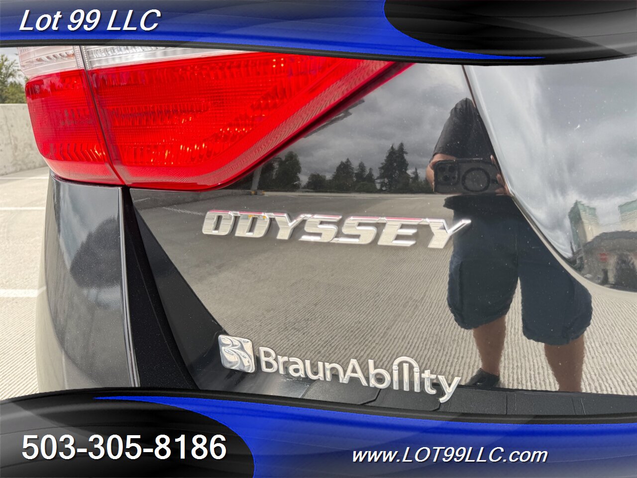 2011 Honda Odyssey Touring WHEELCHAIR VAN 101k Kneeling Power Ramp  B&D TURN TRANSFER SEAT Leather NEW TIRES DVD Moon Roof - Photo 64 - Milwaukie, OR 97267