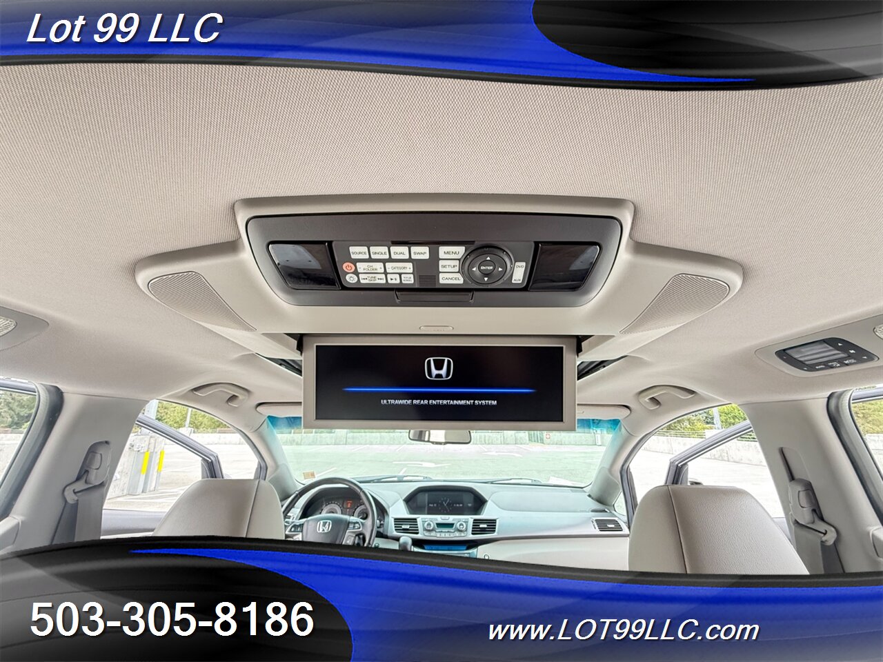 2011 Honda Odyssey Touring WHEELCHAIR VAN 101k Kneeling Power Ramp  B&D TURN TRANSFER SEAT Leather NEW TIRES DVD Moon Roof - Photo 52 - Milwaukie, OR 97267