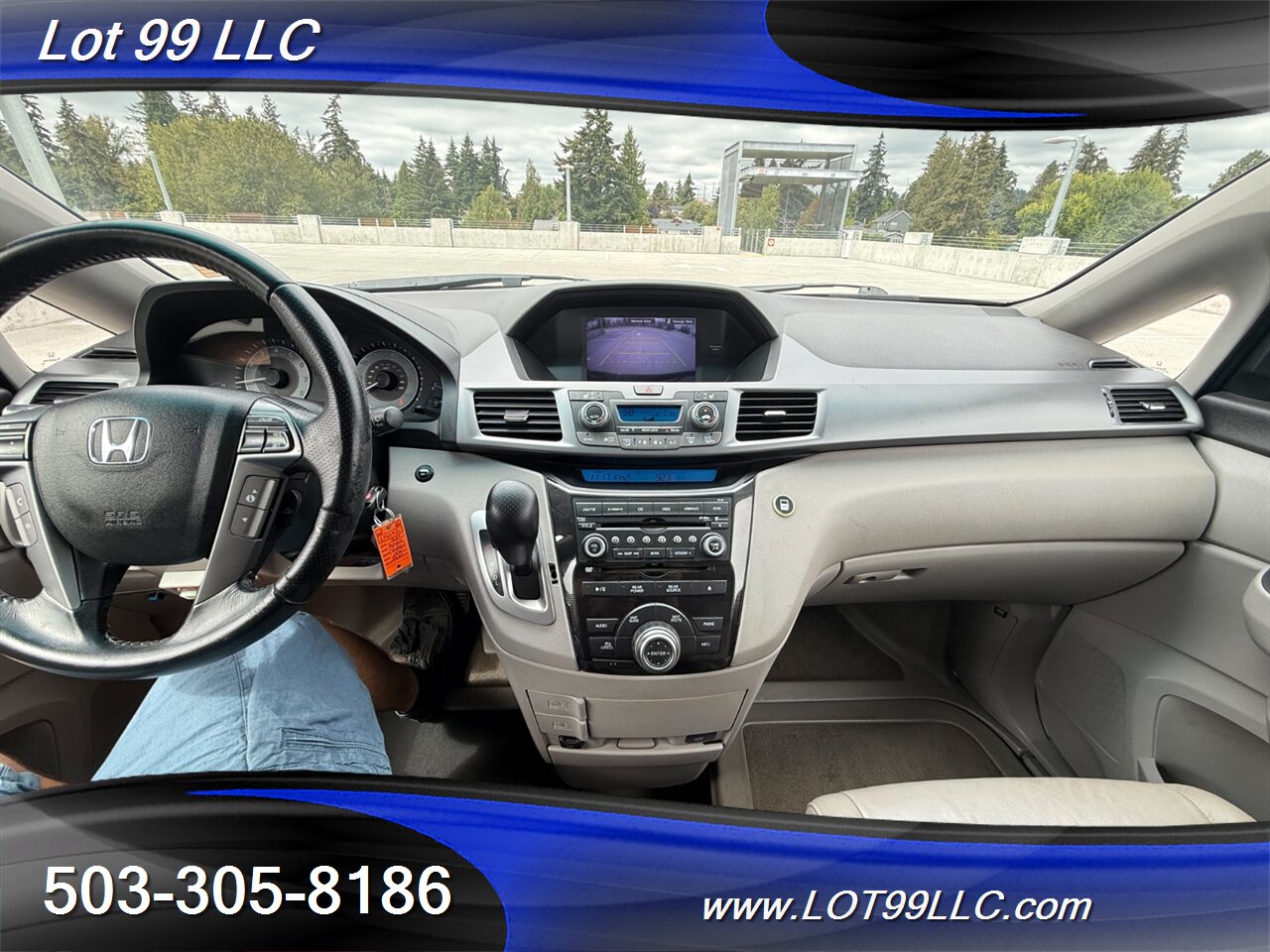 2011 Honda Odyssey Touring WHEELCHAIR VAN 101k Kneeling Power Ramp  B&D TURN TRANSFER SEAT Leather NEW TIRES DVD Moon Roof - Photo 19 - Milwaukie, OR 97267