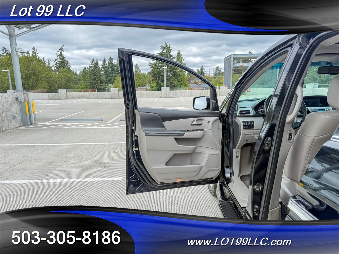 2011 Honda Odyssey Touring WHEELCHAIR VAN 101k Kneeling Power Ramp  B&D TURN TRANSFER SEAT Leather NEW TIRES DVD Moon Roof - Photo 35 - Milwaukie, OR 97267
