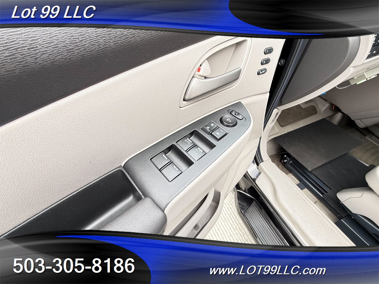 2011 Honda Odyssey Touring WHEELCHAIR VAN 101k Kneeling Power Ramp  B&D TURN TRANSFER SEAT Leather NEW TIRES DVD Moon Roof - Photo 36 - Milwaukie, OR 97267