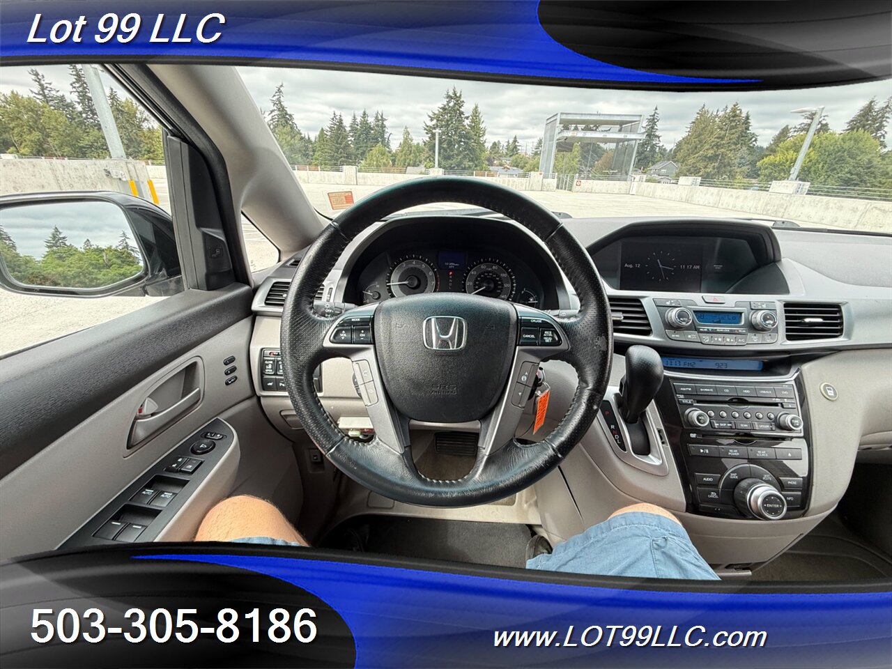 2011 Honda Odyssey Touring WHEELCHAIR VAN 101k Kneeling Power Ramp  B&D TURN TRANSFER SEAT Leather NEW TIRES DVD Moon Roof - Photo 41 - Milwaukie, OR 97267