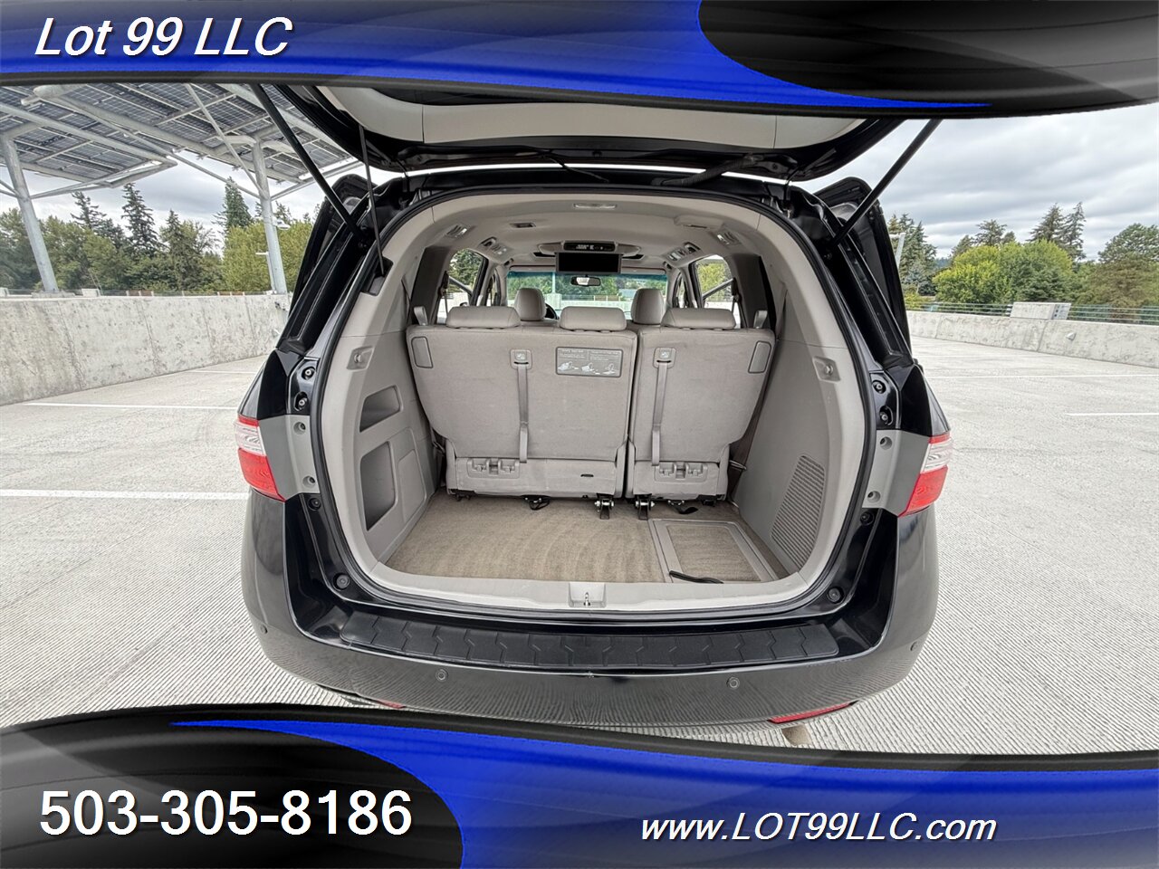 2011 Honda Odyssey Touring WHEELCHAIR VAN 101k Kneeling Power Ramp  B&D TURN TRANSFER SEAT Leather NEW TIRES DVD Moon Roof - Photo 26 - Milwaukie, OR 97267