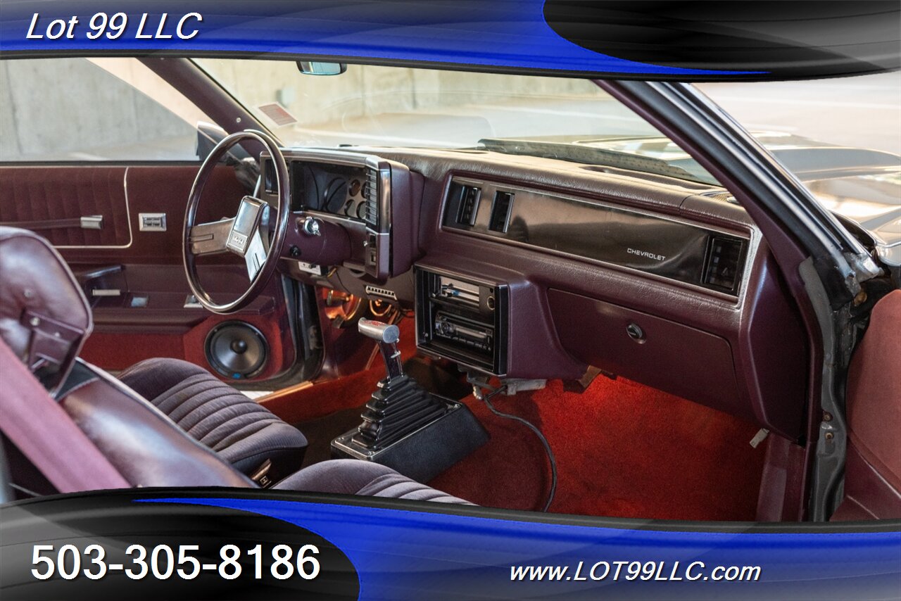1986 Chevrolet Monte Carlo 17k Miles 383 V8 FAST EFI Hot Rod GBody  Headers Rally's Digital Dash Lockup Converter - Photo 19 - Milwaukie, OR 97267