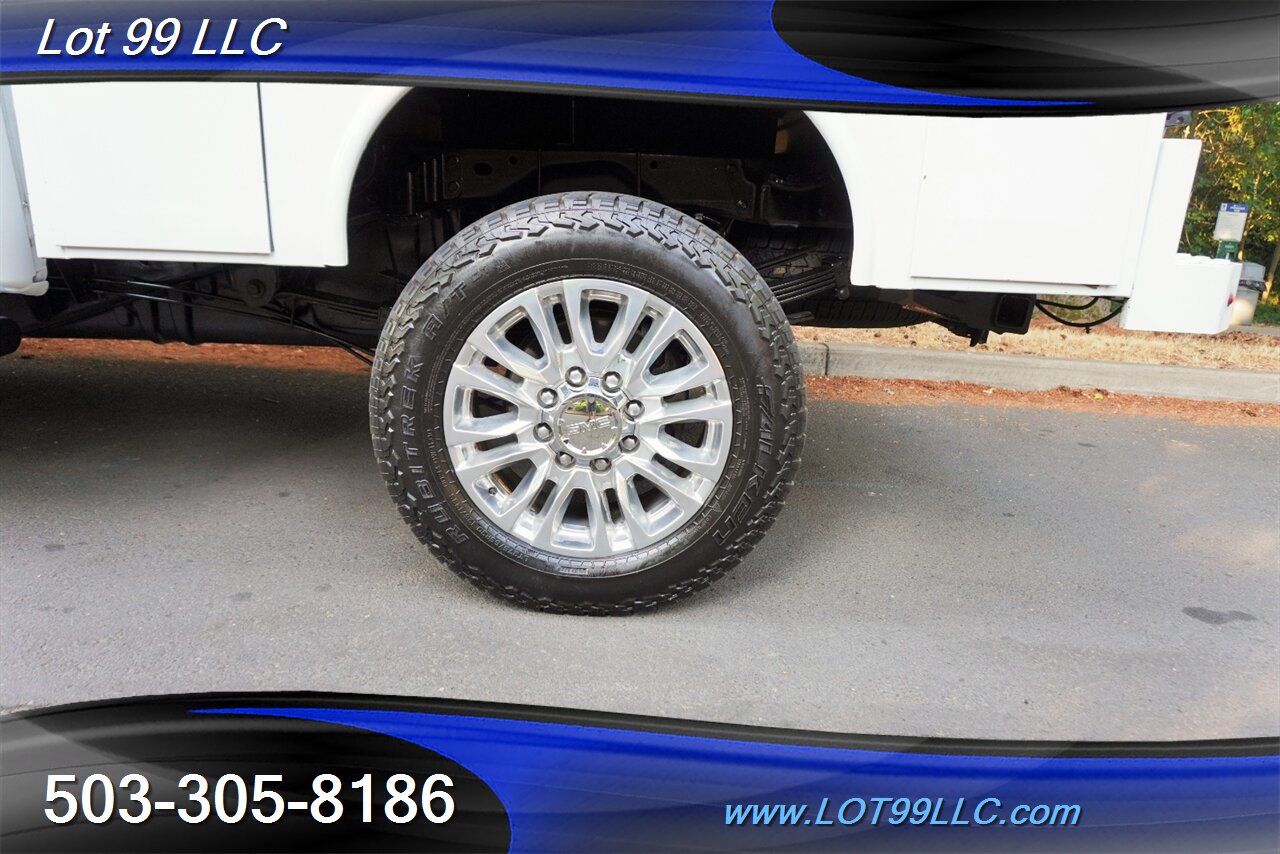 2014 GMC Sierra 3500 Denali 4X4 6.6L Duramax Diesel SERVICE BED  Heated AC Leather Seats MooN Roof GPS Lifted Chrome Wheels NEW TIRES - Photo 36 - Milwaukie, OR 97267