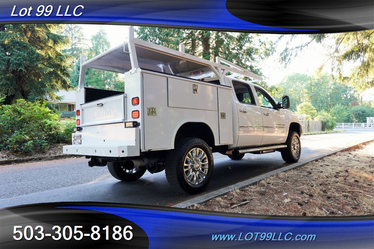 2014 GMC Sierra 3500 Denali 4X4 6.6L Duramax Diesel SERVICE BED  Heated AC Leather Seats MooN Roof GPS Lifted Chrome Wheels NEW TIRES - Photo 9 - Milwaukie, OR 97267