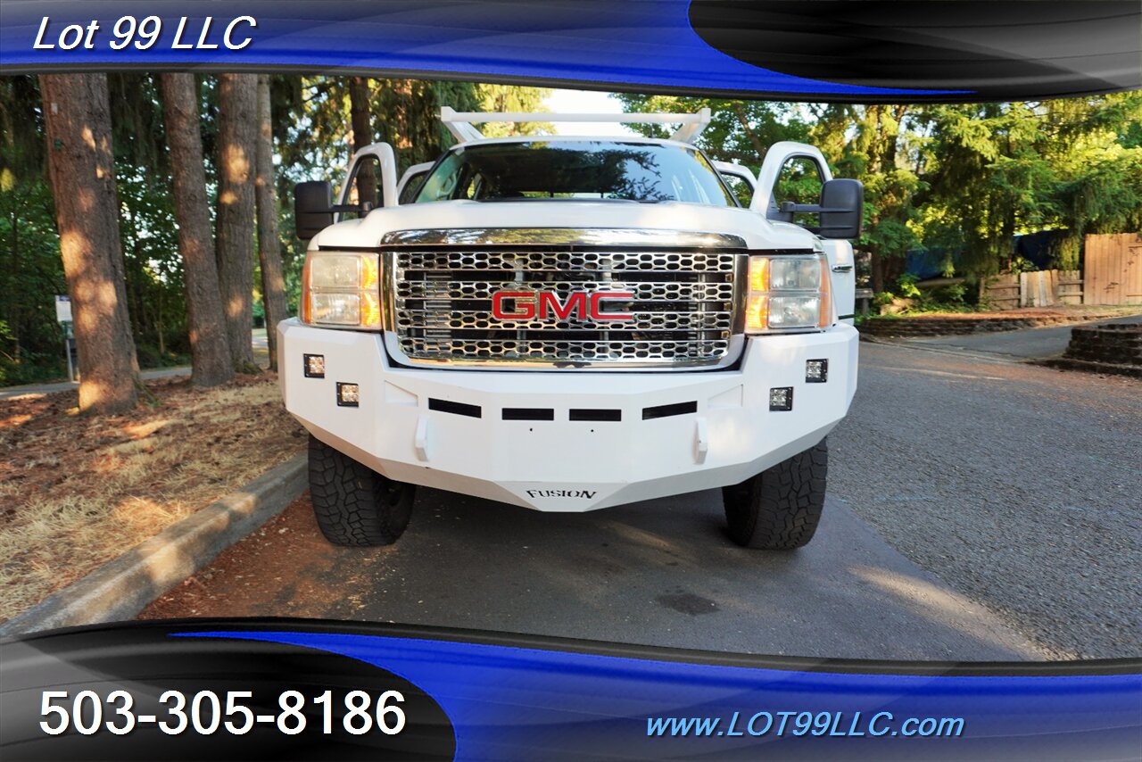 2014 GMC Sierra 3500 Denali 4X4 6.6L Duramax Diesel SERVICE BED  Heated AC Leather Seats MooN Roof GPS Lifted Chrome Wheels NEW TIRES - Photo 28 - Milwaukie, OR 97267
