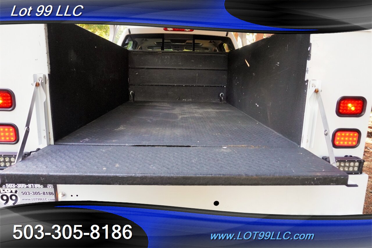 2014 GMC Sierra 3500 Denali 4X4 6.6L Duramax Diesel SERVICE BED  Heated AC Leather Seats MooN Roof GPS Lifted Chrome Wheels NEW TIRES - Photo 15 - Milwaukie, OR 97267