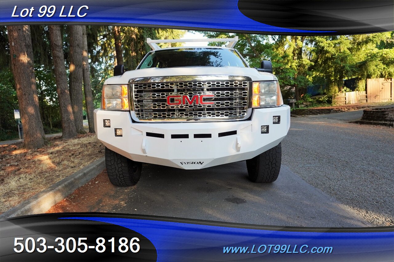 2014 GMC Sierra 3500 Denali 4X4 6.6L Duramax Diesel SERVICE BED  Heated AC Leather Seats MooN Roof GPS Lifted Chrome Wheels NEW TIRES - Photo 6 - Milwaukie, OR 97267