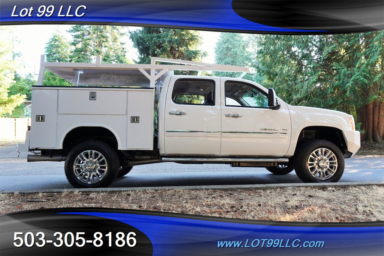 2014 GMC Sierra 3500 Denali 4X4 6.6L Duramax Diesel SERVICE BED  Heated AC Leather Seats MooN Roof GPS Lifted Chrome Wheels NEW TIRES - Photo 8 - Milwaukie, OR 97267