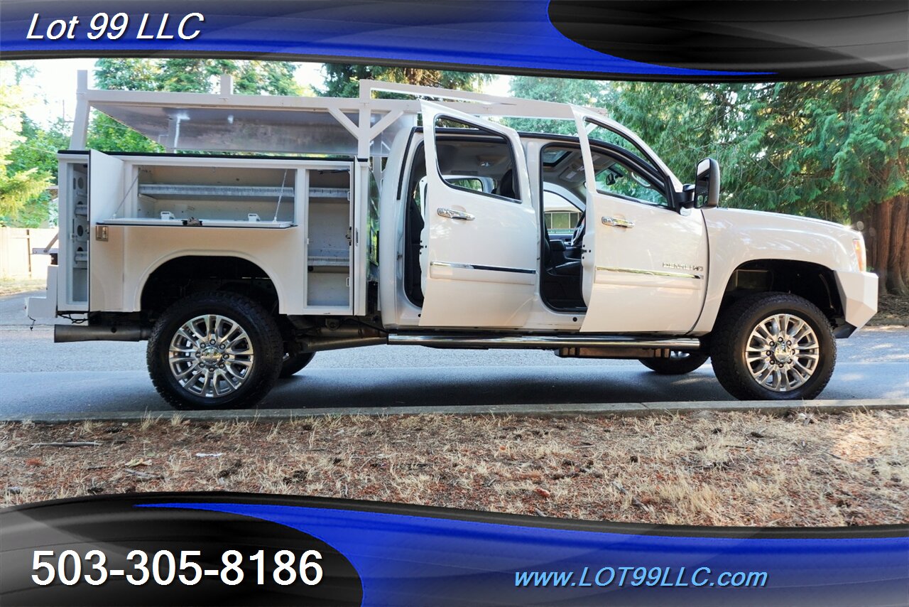 2014 GMC Sierra 3500 Denali 4X4 6.6L Duramax Diesel SERVICE BED  Heated AC Leather Seats MooN Roof GPS Lifted Chrome Wheels NEW TIRES - Photo 29 - Milwaukie, OR 97267