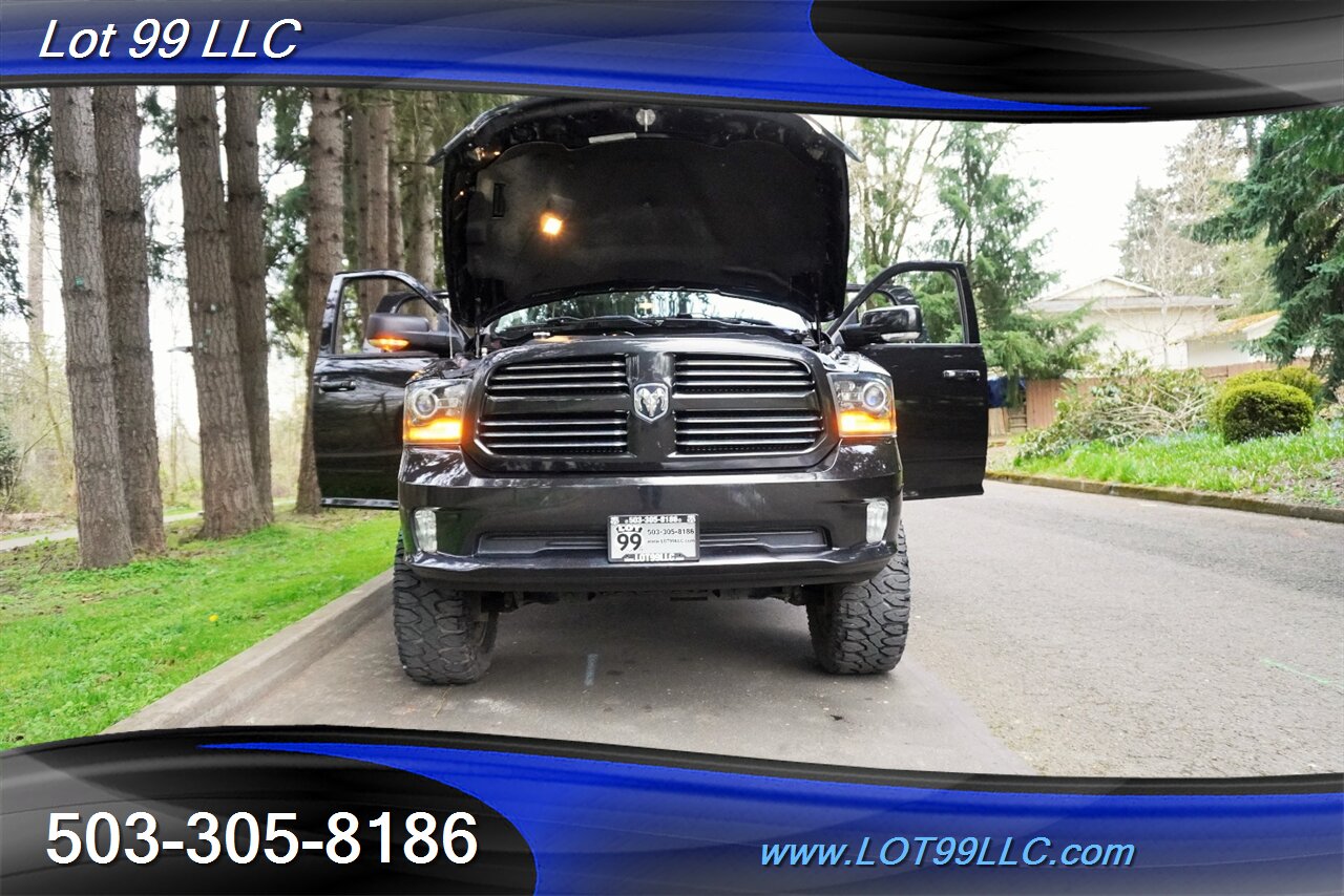 2017 RAM 1500 Night 4X4 V8 HEMI Heated Leather Seats LIFTED 20S  Newer OFF Road Tires Short Bed - Photo 27 - Milwaukie, OR 97267
