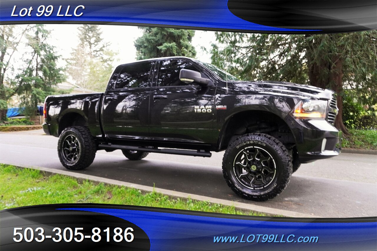 2017 RAM 1500 Night 4X4 V8 HEMI Heated Leather Seats LIFTED 20S  Newer OFF Road Tires Short Bed - Photo 7 - Milwaukie, OR 97267