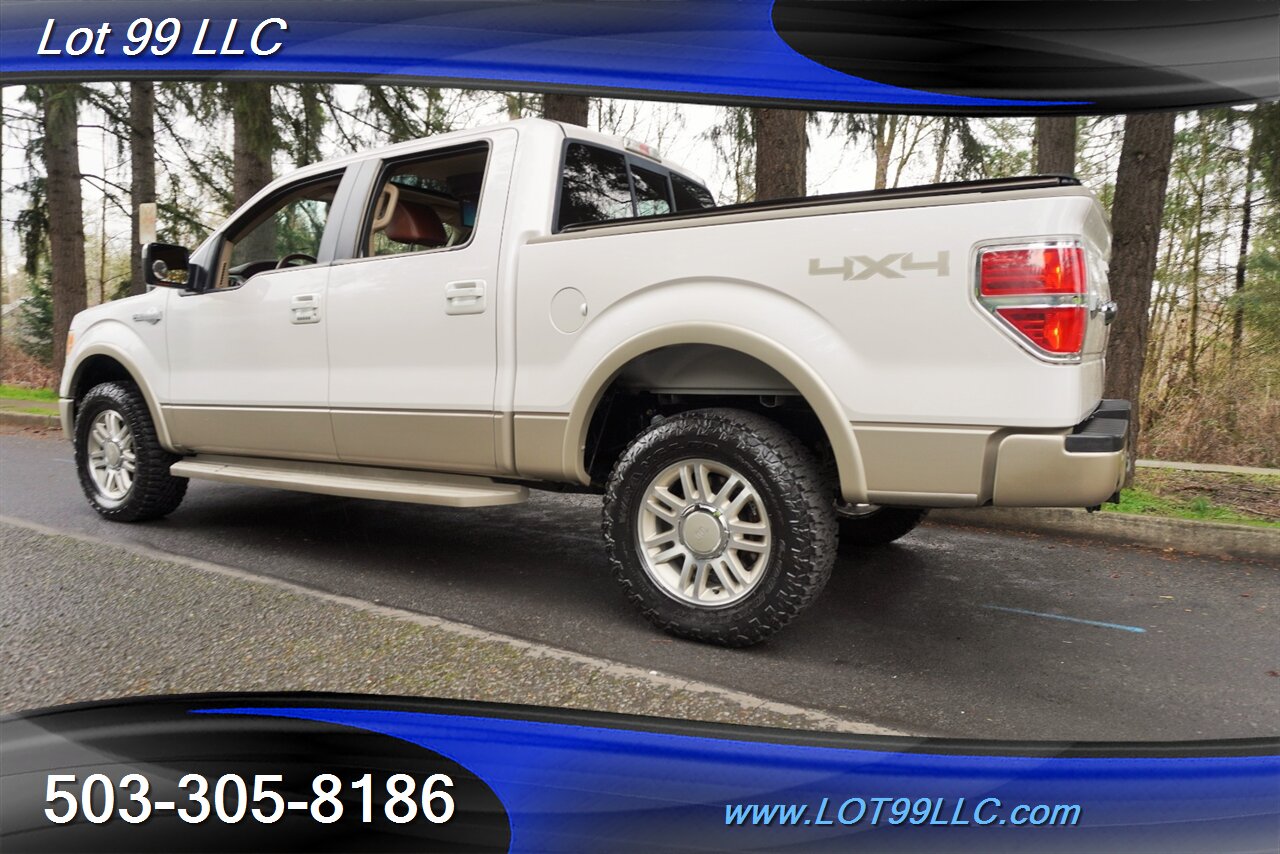 2010 Ford F-150 Lariat King Ranch 4X4 83K V8 Auto Two Tone Paint  Heated AC Leather GPS Moon Roof Newer Tires NO RUST - Photo 11 - Milwaukie, OR 97267