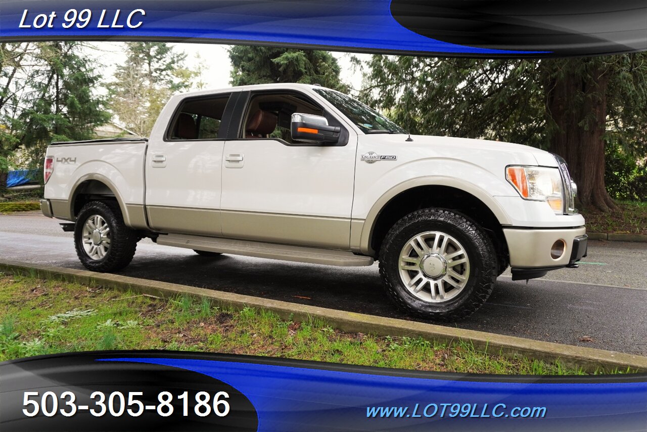 2010 Ford F-150 Lariat King Ranch 4X4 83K V8 Auto Two Tone Paint  Heated AC Leather GPS Moon Roof Newer Tires NO RUST - Photo 7 - Milwaukie, OR 97267