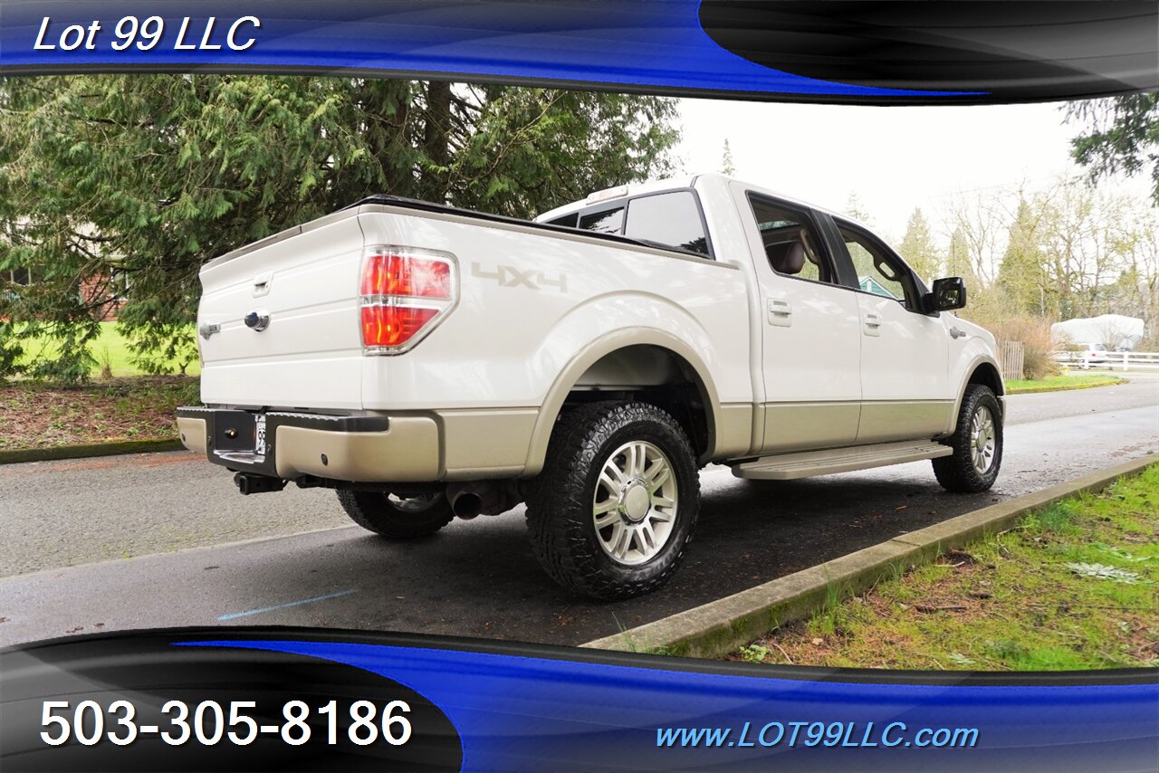 2010 Ford F-150 Lariat King Ranch 4X4 83K V8 Auto Two Tone Paint  Heated AC Leather GPS Moon Roof Newer Tires NO RUST - Photo 9 - Milwaukie, OR 97267