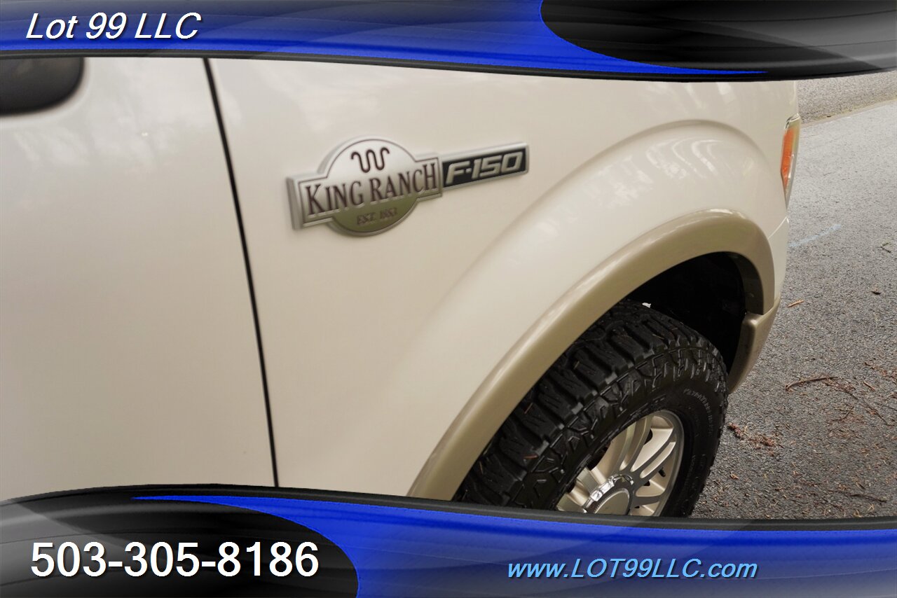 2010 Ford F-150 Lariat King Ranch 4X4 83K V8 Auto Two Tone Paint  Heated AC Leather GPS Moon Roof Newer Tires NO RUST - Photo 41 - Milwaukie, OR 97267