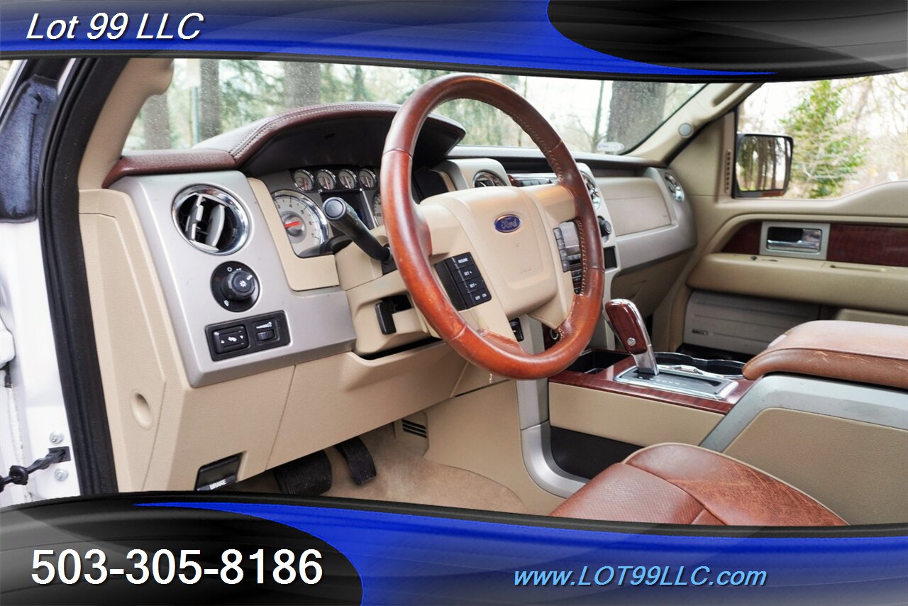 2010 Ford F-150 Lariat King Ranch 4X4 83K V8 Auto Two Tone Paint  Heated AC Leather GPS Moon Roof Newer Tires NO RUST - Photo 12 - Milwaukie, OR 97267
