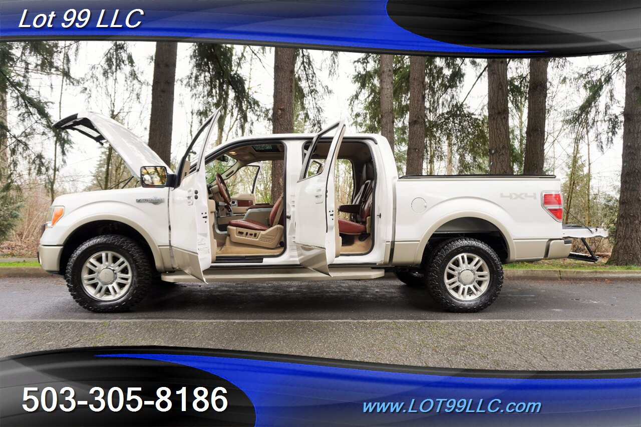 2010 Ford F-150 Lariat King Ranch 4X4 83K V8 Auto Two Tone Paint  Heated AC Leather GPS Moon Roof Newer Tires NO RUST - Photo 31 - Milwaukie, OR 97267