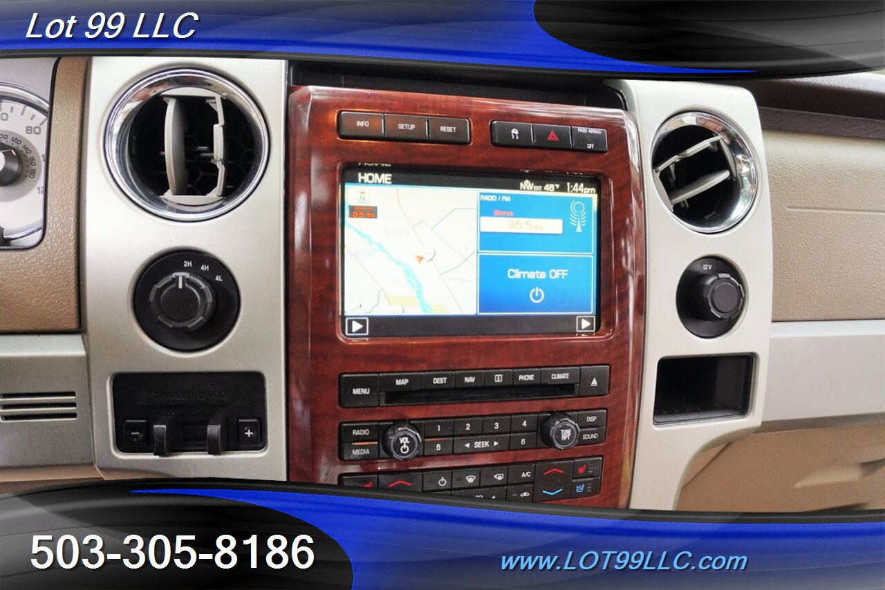 2010 Ford F-150 Lariat King Ranch 4X4 83K V8 Auto Two Tone Paint  Heated AC Leather GPS Moon Roof Newer Tires NO RUST - Photo 23 - Milwaukie, OR 97267