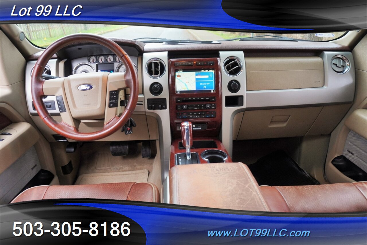 2010 Ford F-150 Lariat King Ranch 4X4 83K V8 Auto Two Tone Paint  Heated AC Leather GPS Moon Roof Newer Tires NO RUST - Photo 2 - Milwaukie, OR 97267