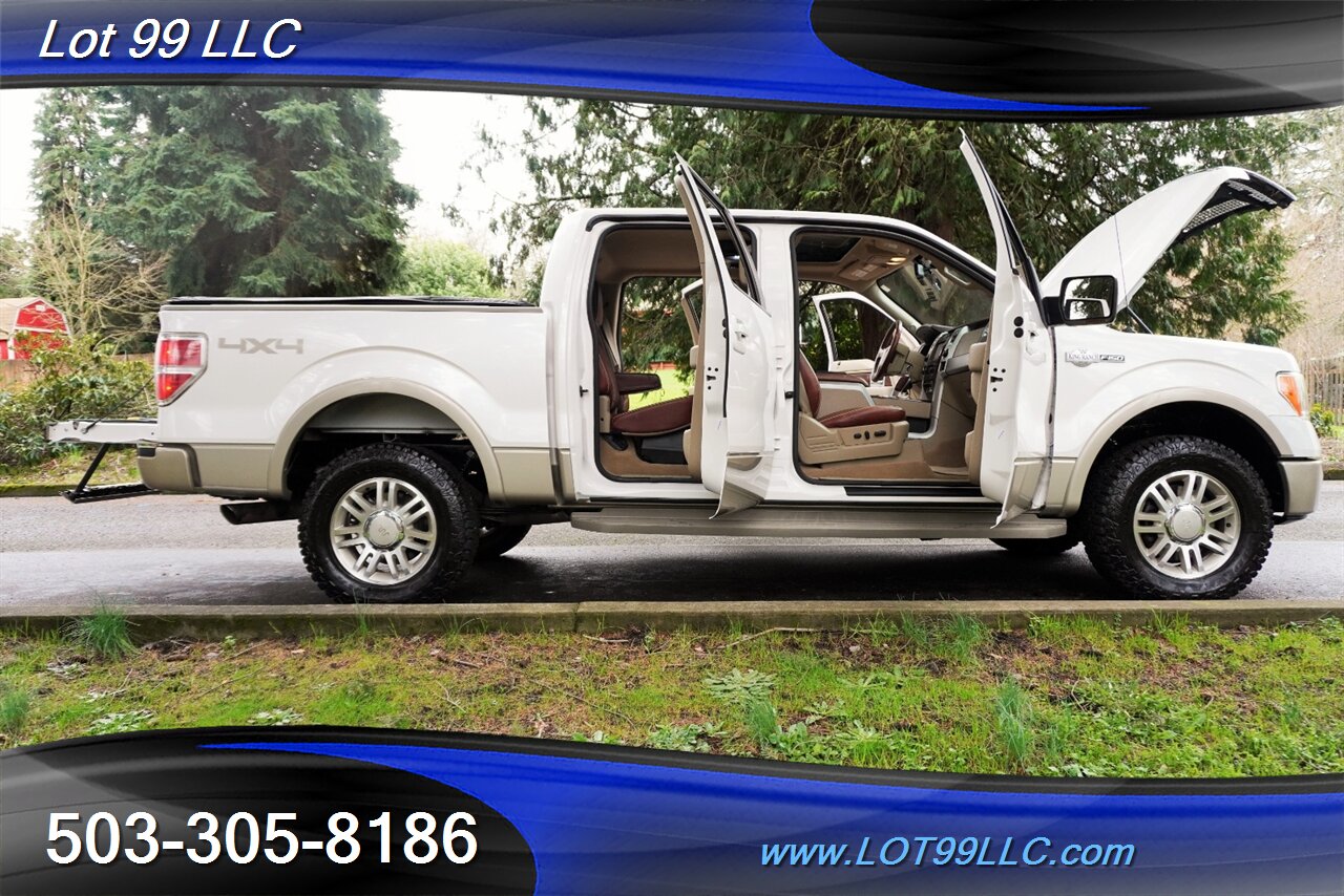 2010 Ford F-150 Lariat King Ranch 4X4 83K V8 Auto Two Tone Paint  Heated AC Leather GPS Moon Roof Newer Tires NO RUST - Photo 33 - Milwaukie, OR 97267