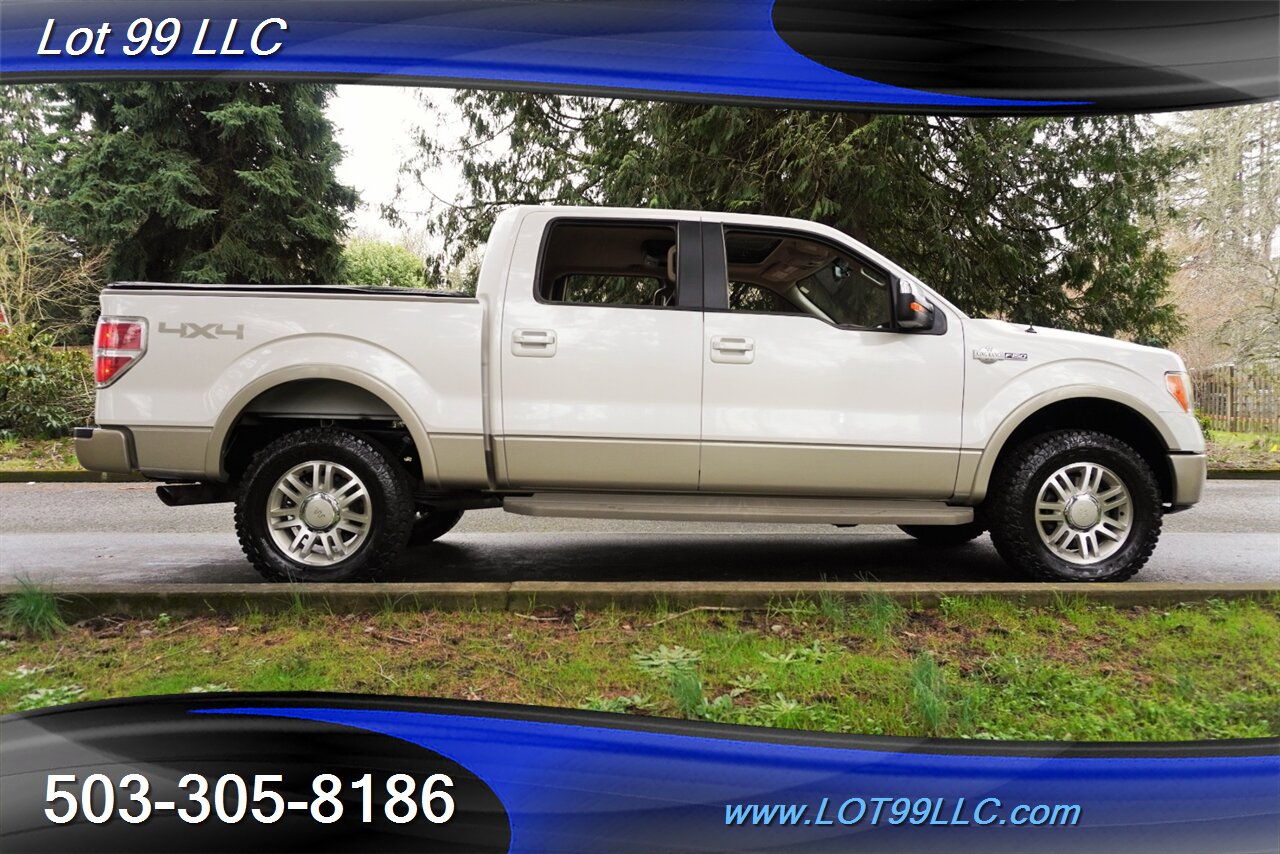 2010 Ford F-150 Lariat King Ranch 4X4 83K V8 Auto Two Tone Paint  Heated AC Leather GPS Moon Roof Newer Tires NO RUST - Photo 8 - Milwaukie, OR 97267
