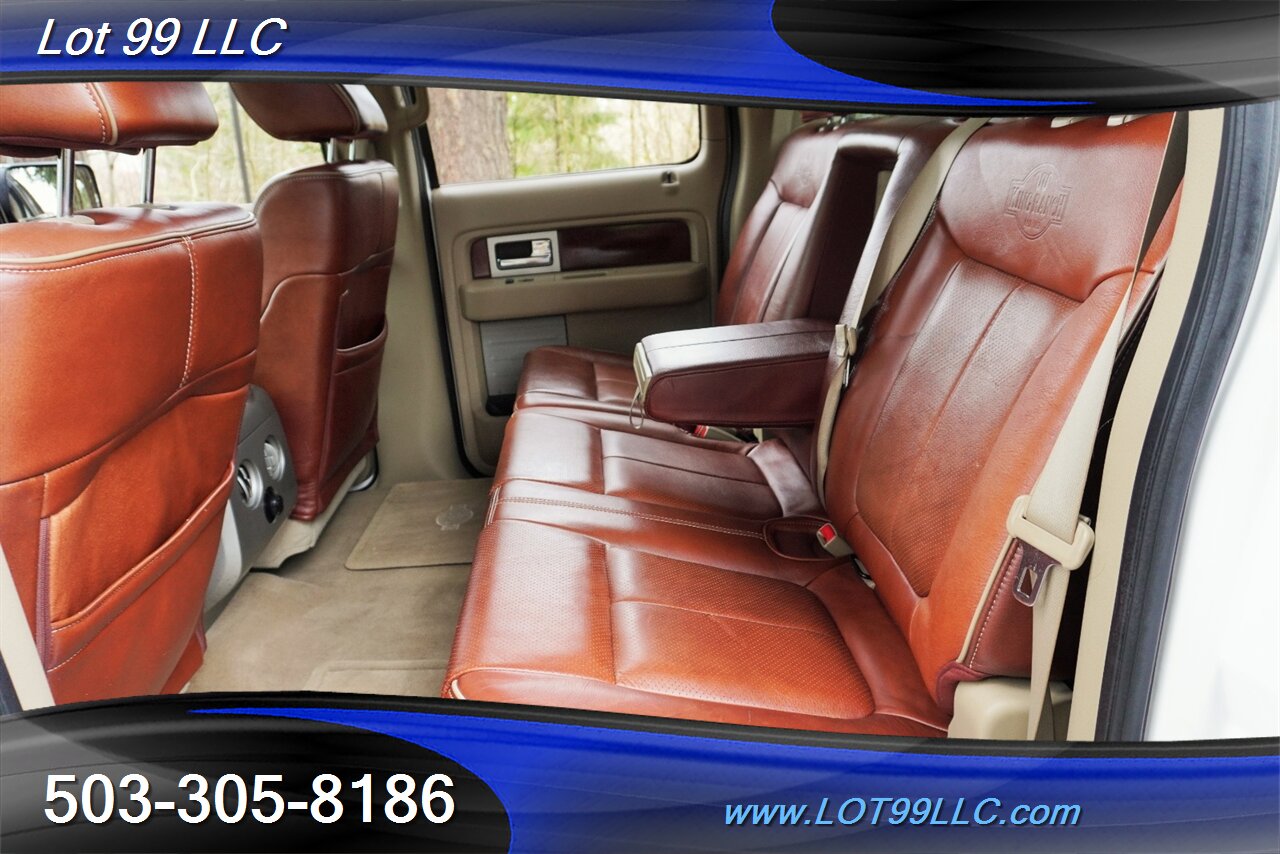 2010 Ford F-150 Lariat King Ranch 4X4 83K V8 Auto Two Tone Paint  Heated AC Leather GPS Moon Roof Newer Tires NO RUST - Photo 14 - Milwaukie, OR 97267