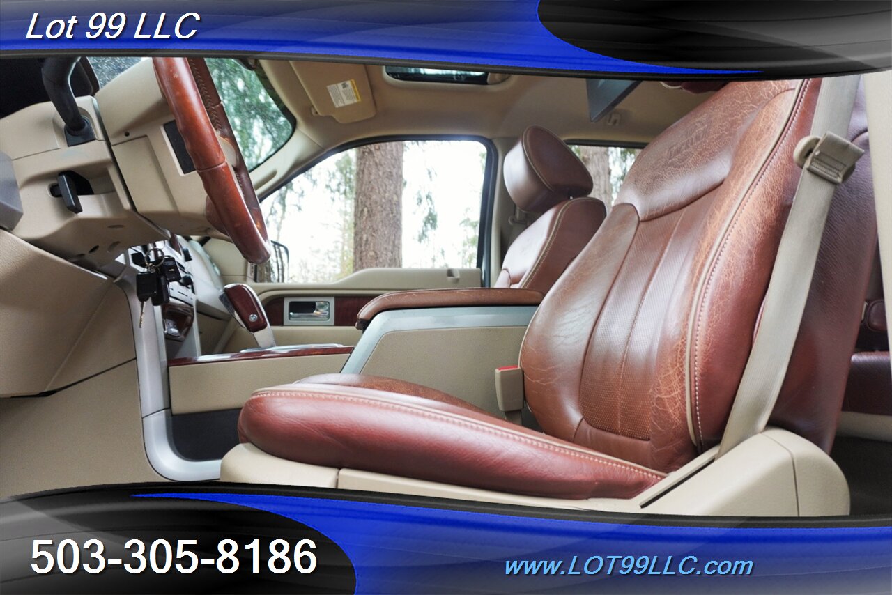 2010 Ford F-150 Lariat King Ranch 4X4 83K V8 Auto Two Tone Paint  Heated AC Leather GPS Moon Roof Newer Tires NO RUST - Photo 13 - Milwaukie, OR 97267