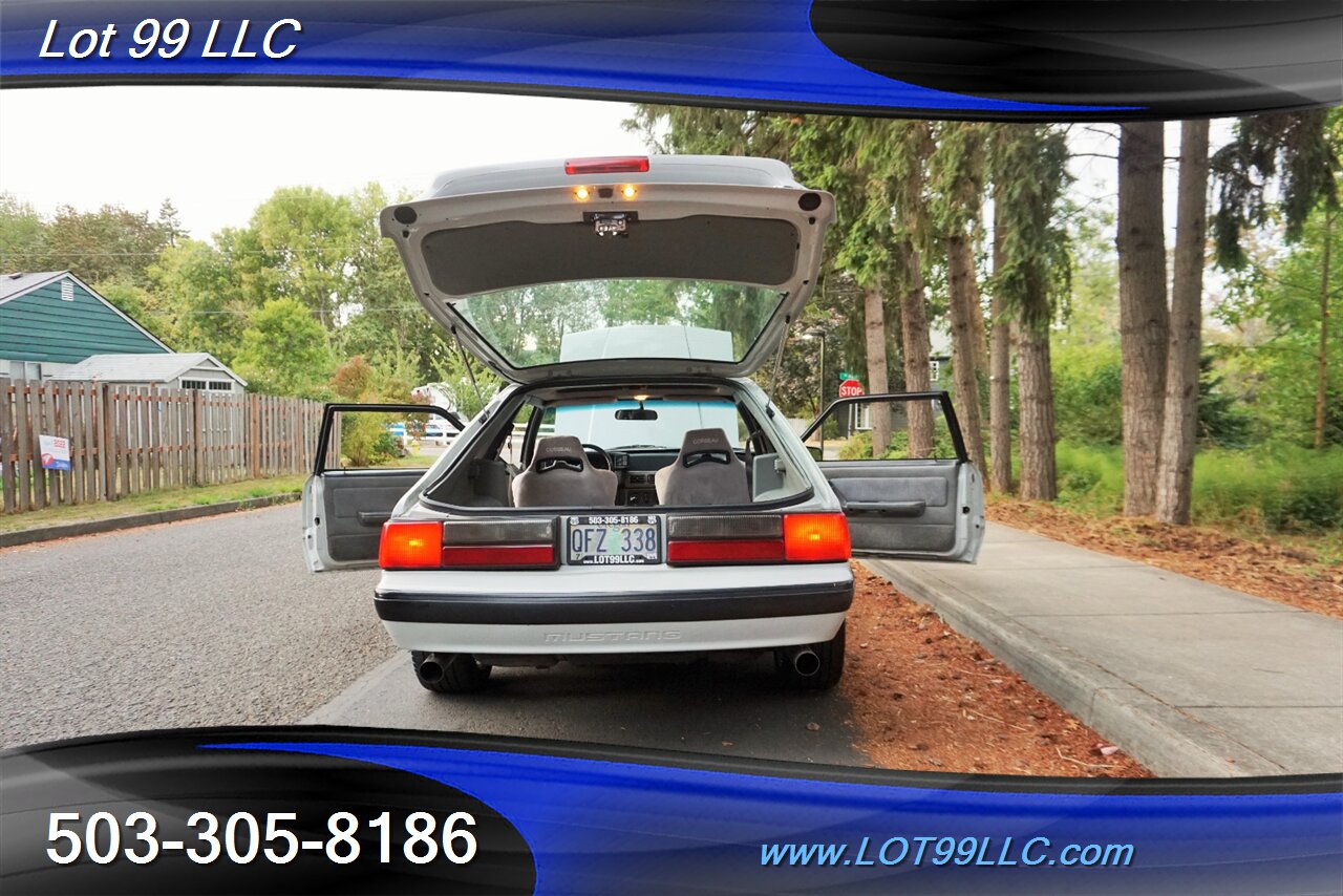 1987 Ford Mustang LX V8 5.0L 5 Speed Manual Newer Tires   - Photo 28 - Milwaukie, OR 97267