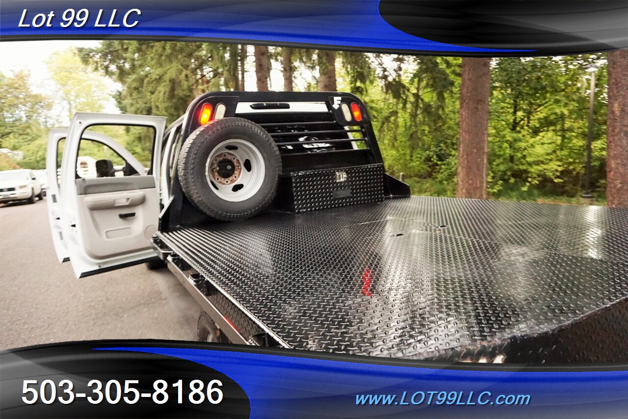 2013 Chevrolet Silverado 3500 Cew Cab 4x4 Dulley 6.6L Duramax FLAT BED - Photo 16 - Milwaukie, OR 97267