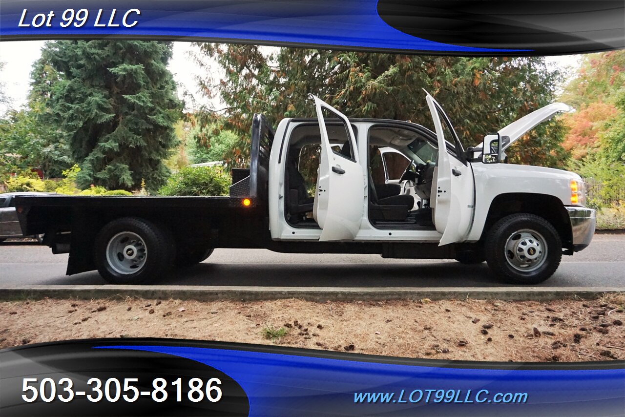 2013 Chevrolet Silverado 3500 Cew Cab 4x4 Dulley 6.6L Duramax FLAT BED - Photo 34 - Milwaukie, OR 97267