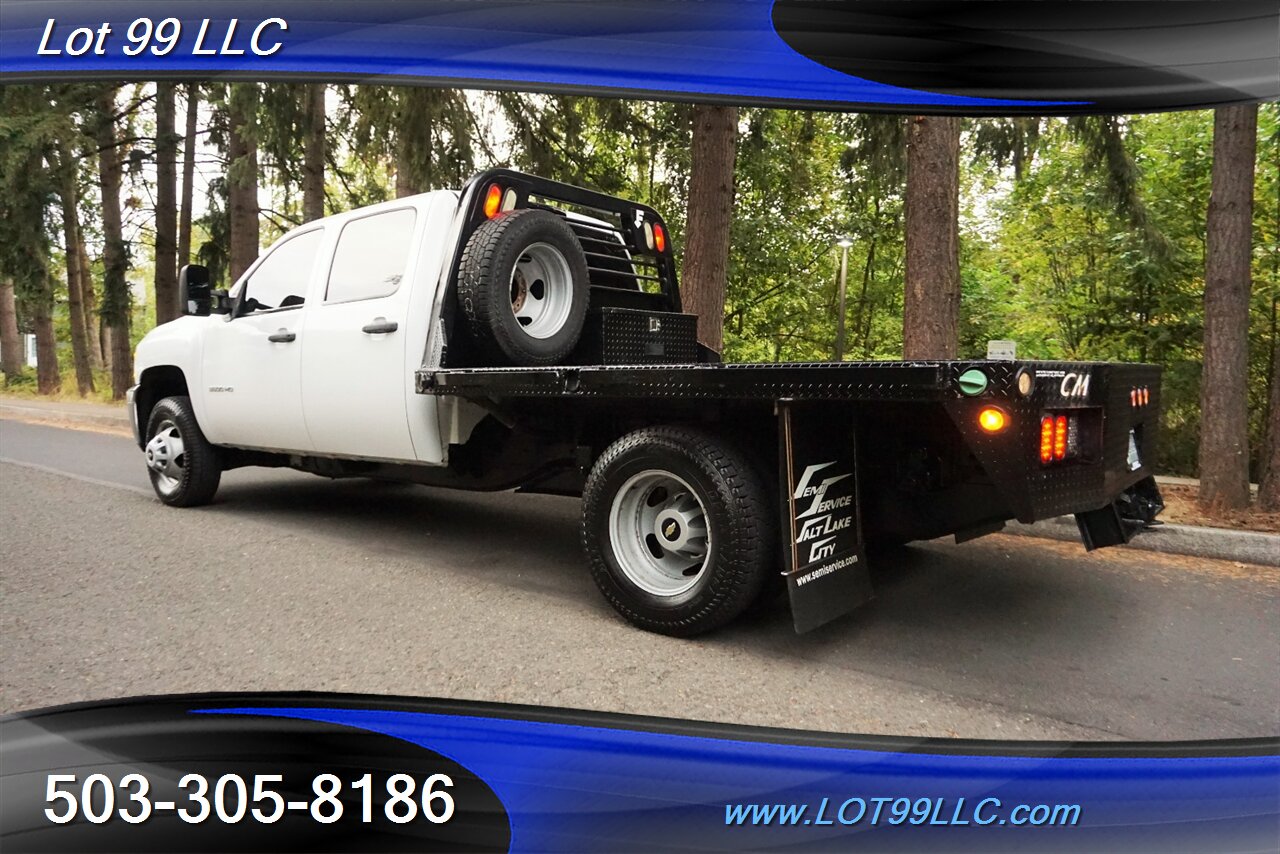 2013 Chevrolet Silverado 3500 Cew Cab 4x4 Dulley 6.6L Duramax FLAT BED - Photo 11 - Milwaukie, OR 97267