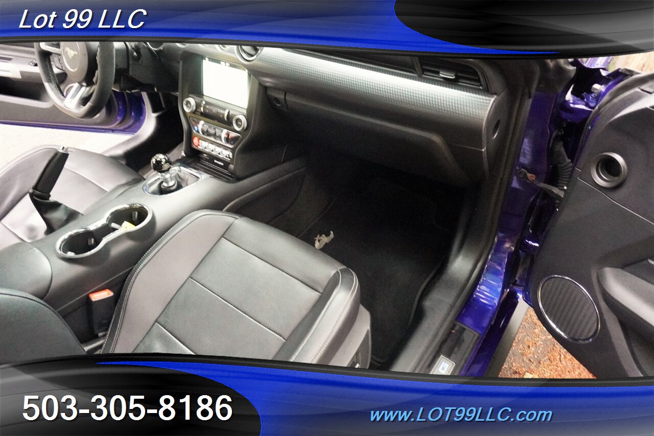 2016 Ford Mustang GT Premium Coupe V8 COYOTE 5.0L 6 Speed Manual AC Heated Leather Seats GPS Black Wheels Like New Tires - Photo 32 - Milwaukie, OR 97267