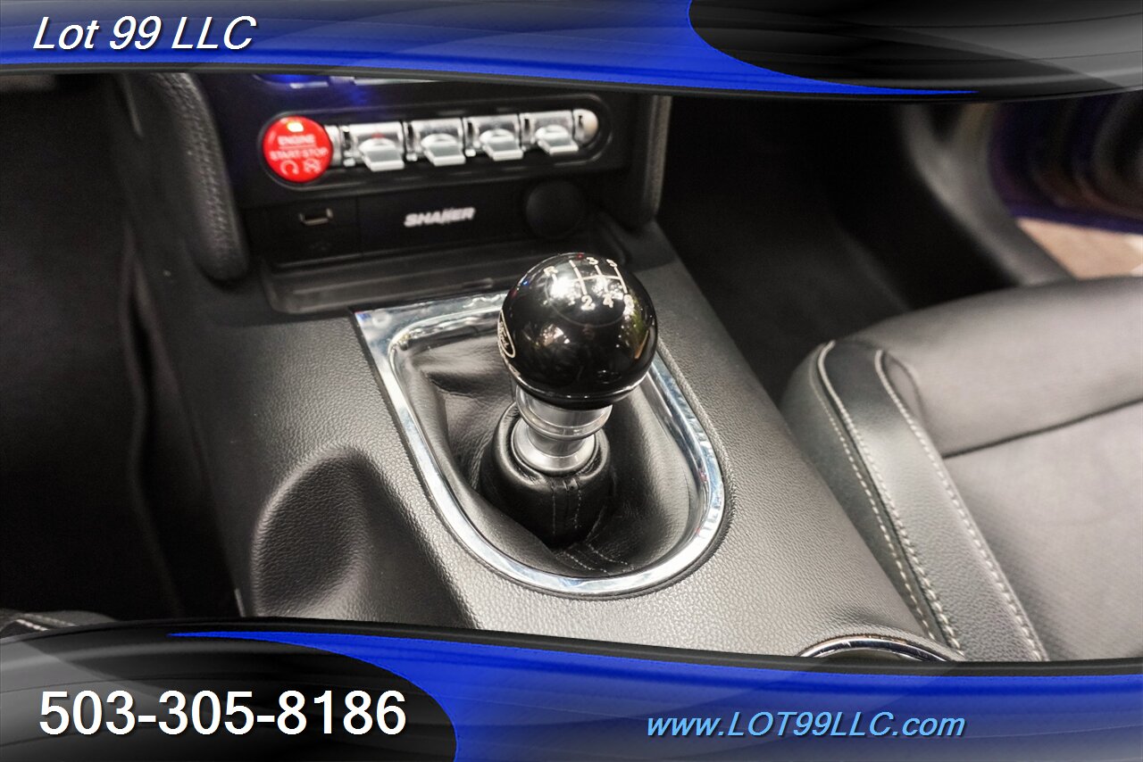 2016 Ford Mustang GT Premium Coupe V8 COYOTE 5.0L 6 Speed Manual AC Heated Leather Seats GPS Black Wheels Like New Tires - Photo 24 - Milwaukie, OR 97267