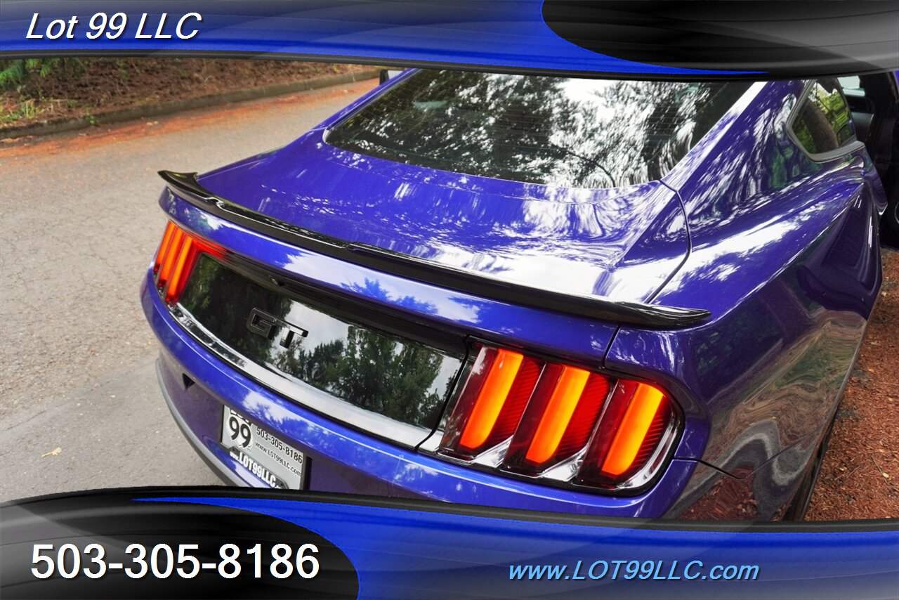 2016 Ford Mustang GT Premium Coupe V8 COYOTE 5.0L 6 Speed Manual AC Heated Leather Seats GPS Black Wheels Like New Tires - Photo 31 - Milwaukie, OR 97267