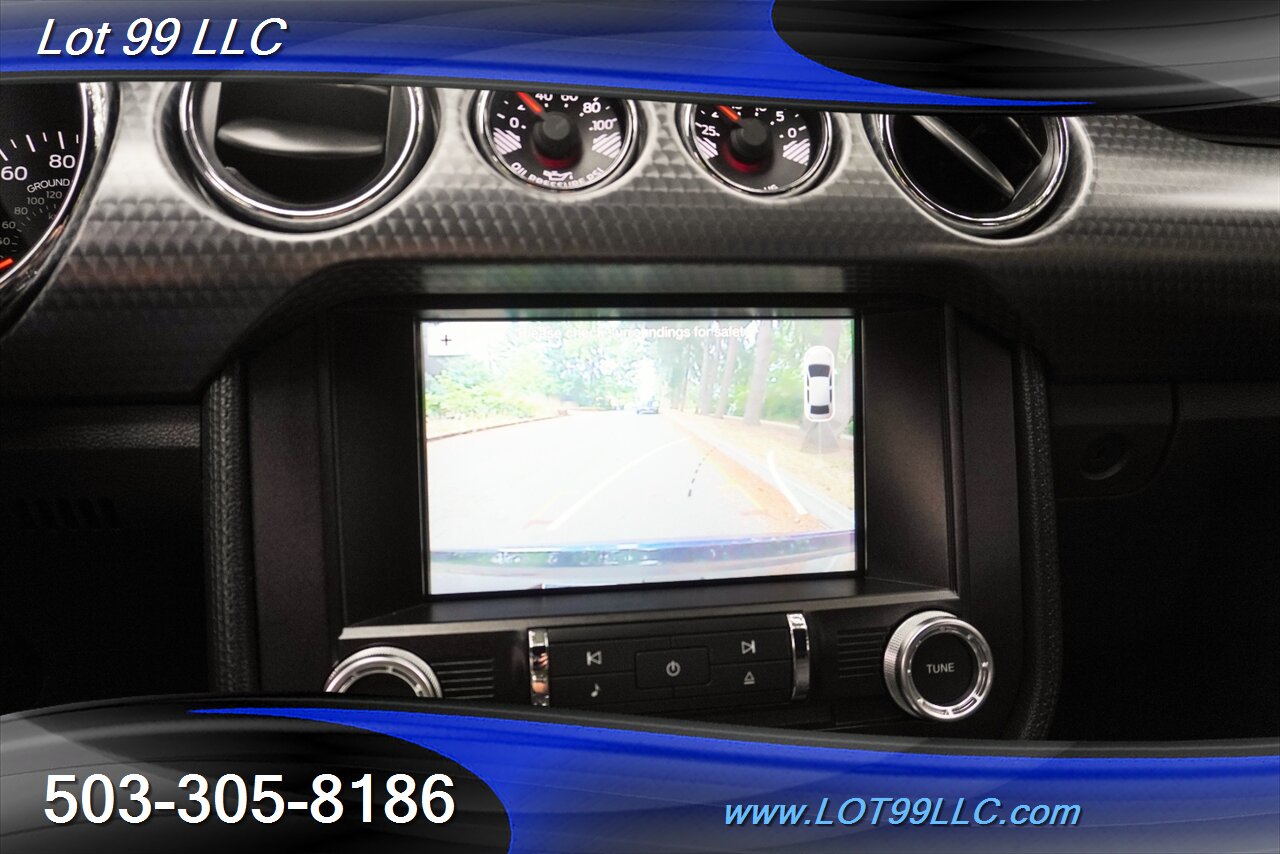 2016 Ford Mustang GT Premium Coupe V8 COYOTE 5.0L 6 Speed Manual AC Heated Leather Seats GPS Black Wheels Like New Tires - Photo 35 - Milwaukie, OR 97267