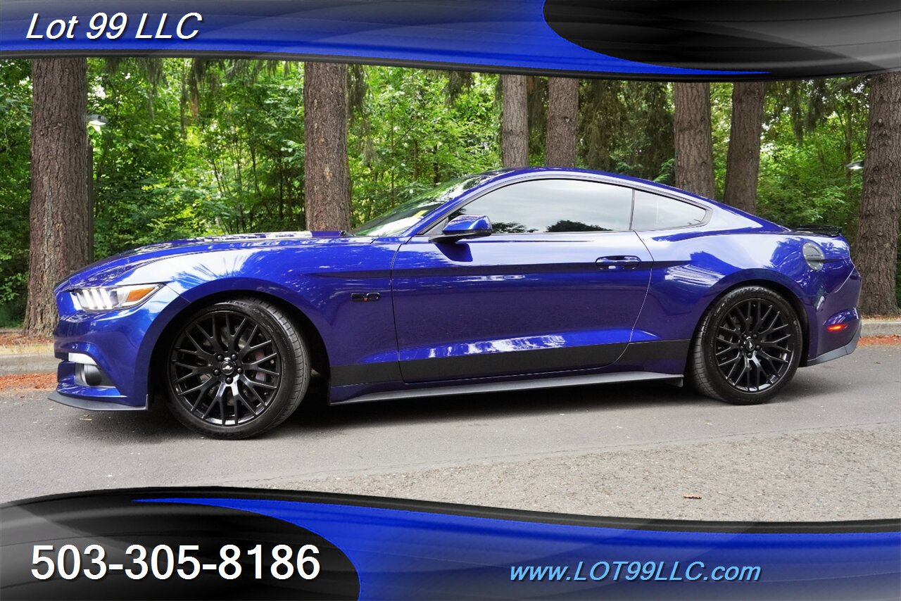 2016 Ford Mustang GT Premium Coupe V8 COYOTE 5.0L 6 Speed Manual AC Heated Leather Seats GPS Black Wheels Like New Tires - Photo 5 - Milwaukie, OR 97267