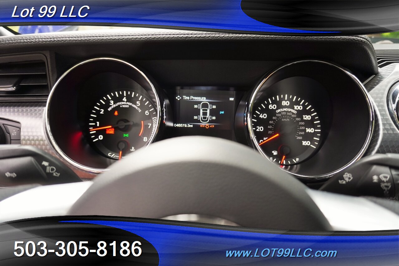 2016 Ford Mustang GT Premium Coupe V8 COYOTE 5.0L 6 Speed Manual AC Heated Leather Seats GPS Black Wheels Like New Tires - Photo 20 - Milwaukie, OR 97267