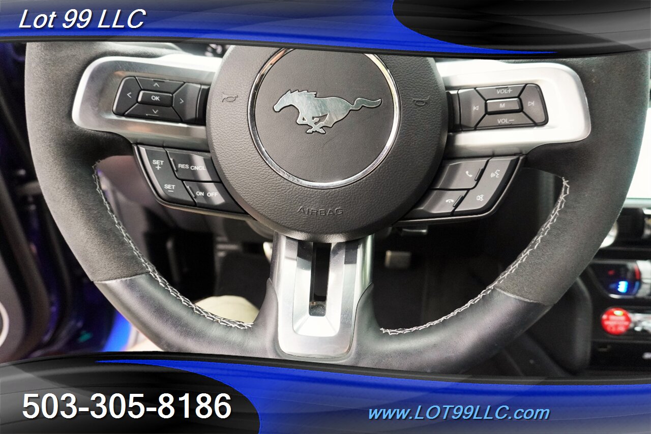 2016 Ford Mustang GT Premium Coupe V8 COYOTE 5.0L 6 Speed Manual AC Heated Leather Seats GPS Black Wheels Like New Tires - Photo 25 - Milwaukie, OR 97267